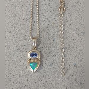 Opal/Tanzanite Necklace